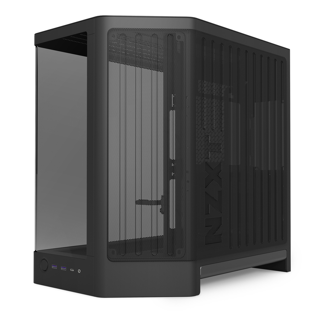 デザイン性と優れたエアフローを融合したピラーレスPCケースPCケース